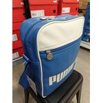 Puma campus flight bag, blue-whisper white