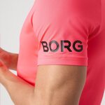 Björn Borg Mesh Panel T-shirt tekninen paita, punainen