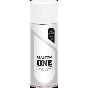 Maston Oy One spray-maali, matta valkoinen 400 ml