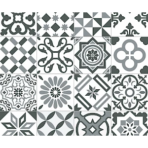 Nordic Tile Antigua Dec Gris