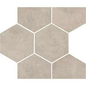 Nordic Tile Clays Shell Exagon 21x18,2cm