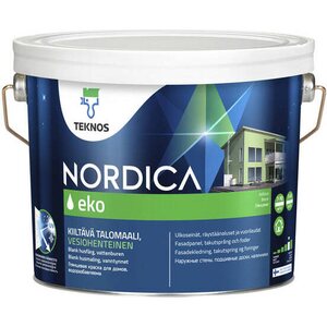Teknos Nordica Eko kiiltävä talomaali 2,7 l PM3
