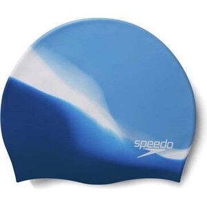 Speedo Multi Colour Silicon Cap uimalakki, sini-valkoinen
