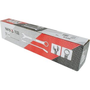 Yato Kiintolenkkisarja CrV 8-24 mm 12-osaa, DIN3113