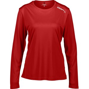 Craft Rush LS Tee W, Bright Red