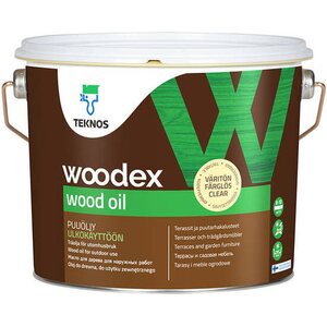 Teknos Woodex Wood Oil puuöljy, väritön, 2,7 l