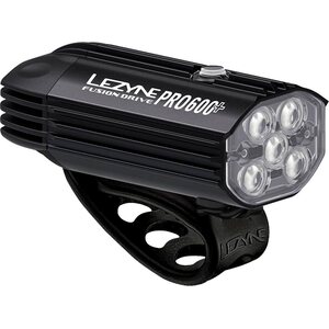 Lezyne Ladattava led- etuvalo Fusion Drive Pro 600, musta