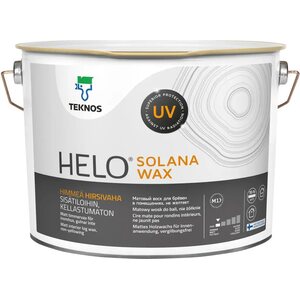 Teknos Helo Solana Wax 9l himmeä hirsivaha