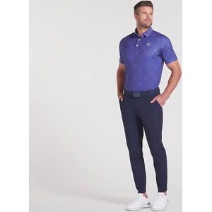 Puma Pure 2.0 Argyle Polo - Blue Crystal/White Glow