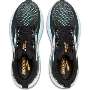 Brooks GLYCERIN GTS 22 - black /atomizer blazing/ orange
