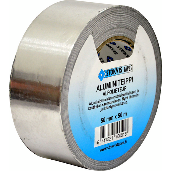 Stokvis Tapes Oy Alumiiniteippi 50 mm, 50 m