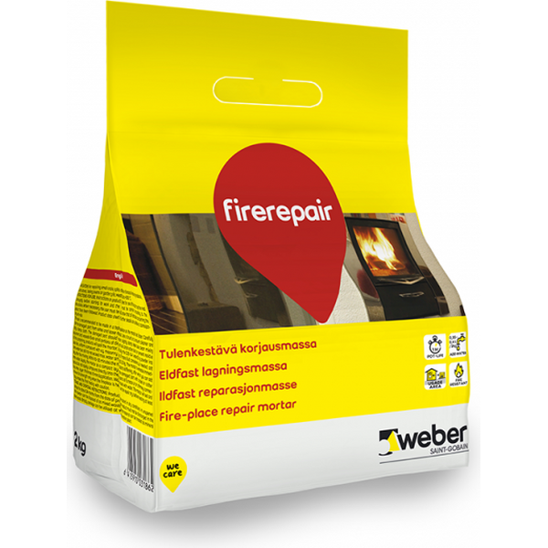 Weber Firerepair tulenkestävä korjausmassa 2 kg