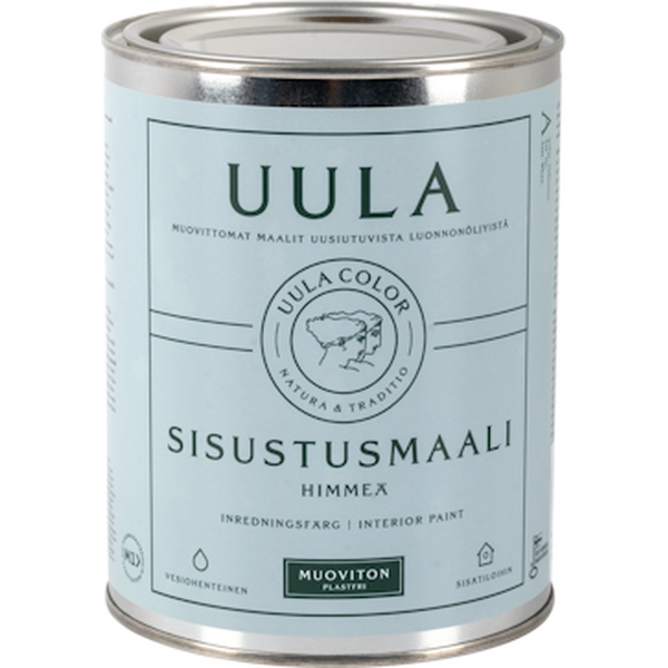 Uula Sisustusmaali himmeä 0,9l A valkoinen